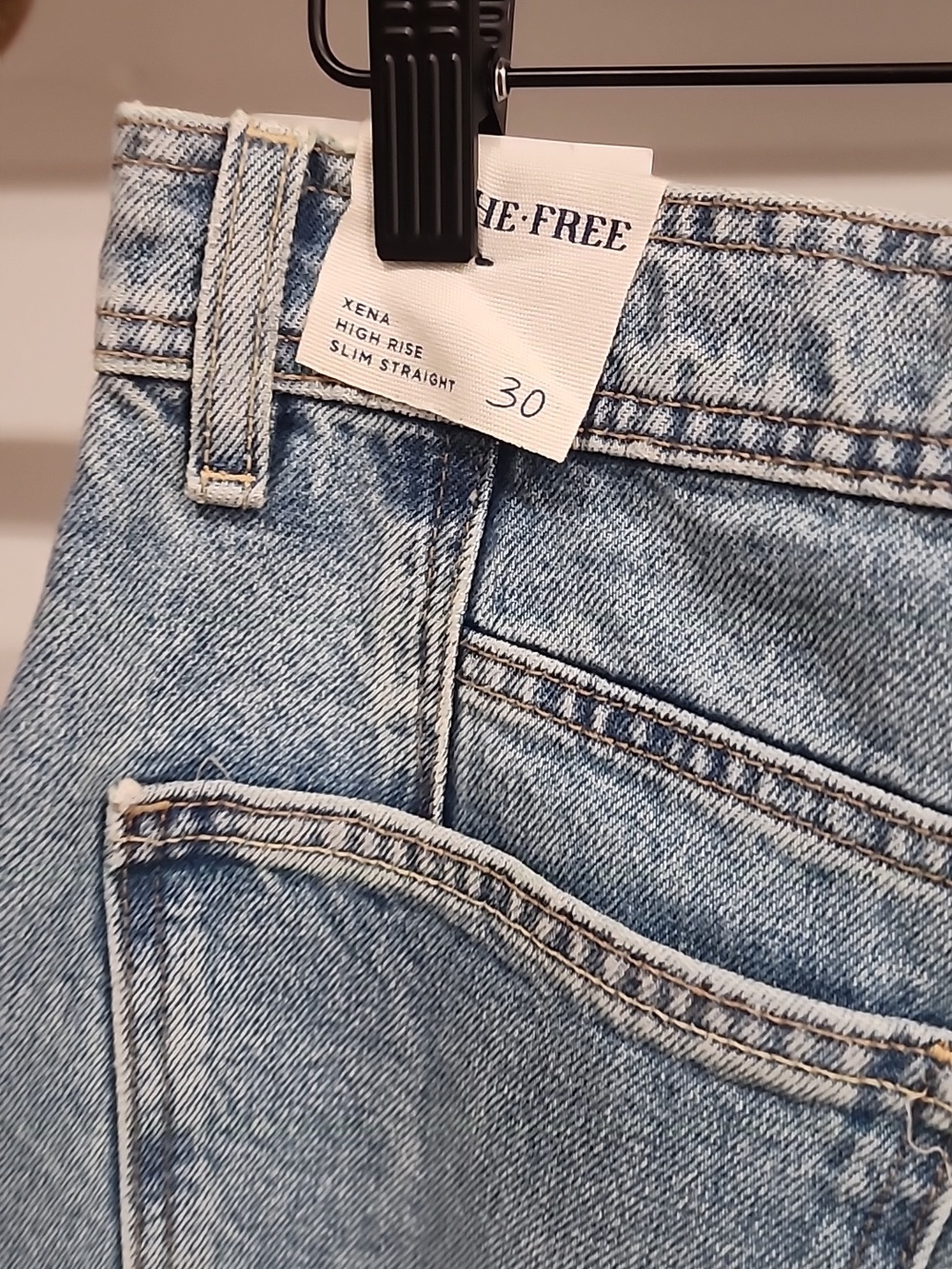 NWT Free People Xena High Rise Jeans